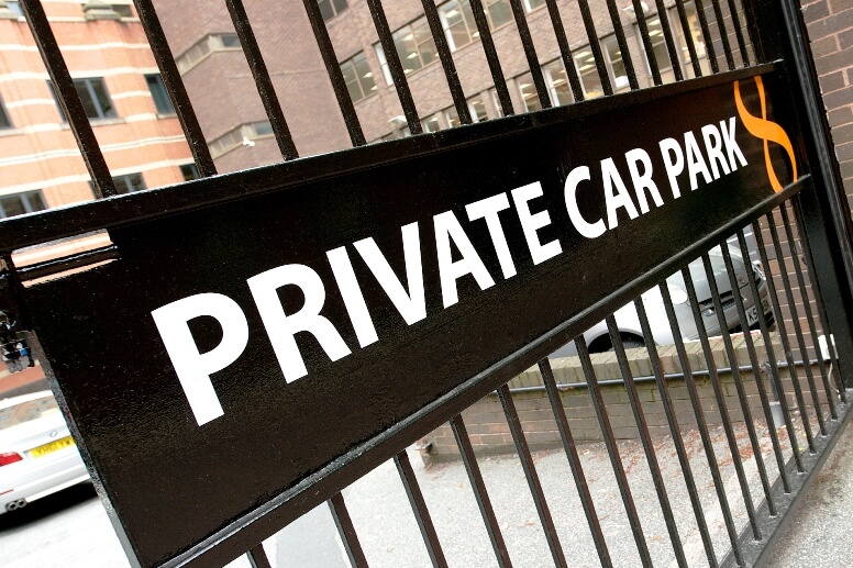 Private Car Signage